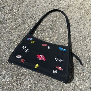 Y2K Race car themed shoulder bag!